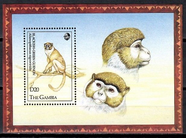 Znaczek Gambia 1993 Mi bl 186 Czyste **