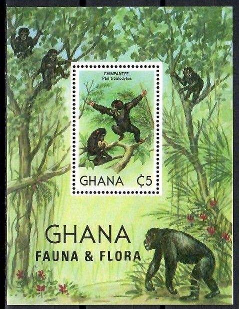 Znaczek Ghana 1982 Mi bl 94 Czyste **