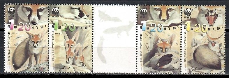Znaczek Izrael 2000 Mi 1555-1558 Czyste **