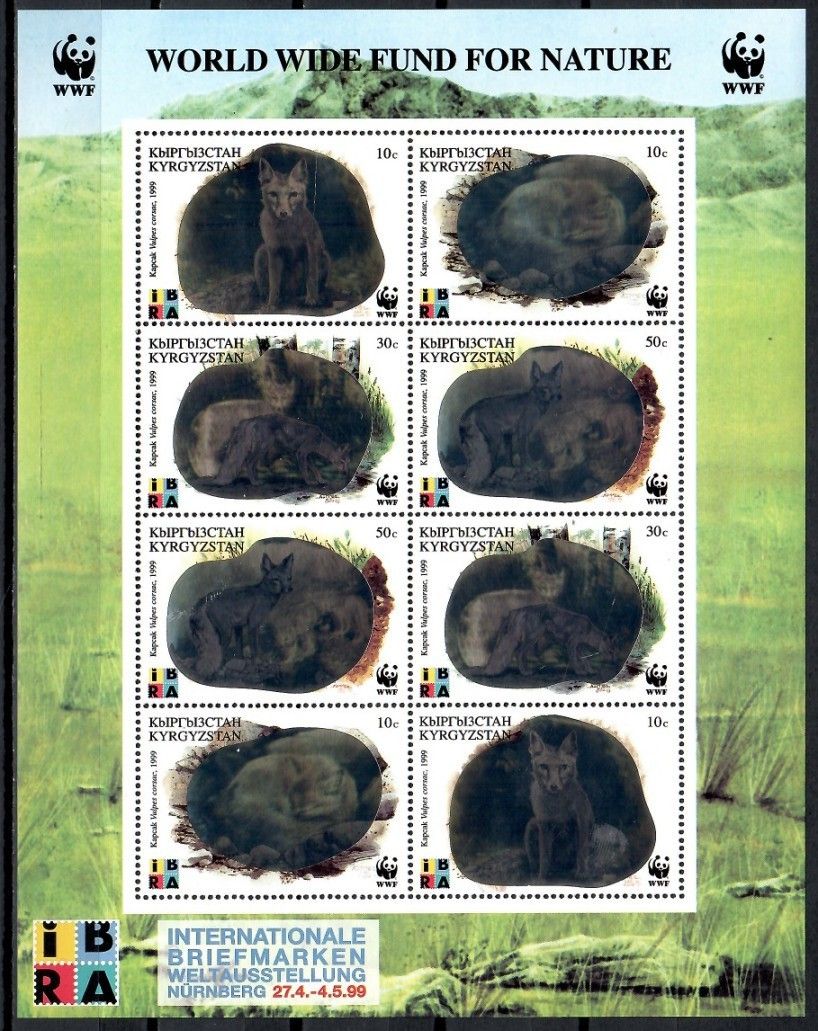 Znaczek Kirgistan 1999 Mi 172-175 Czyste **