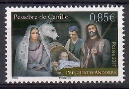 Znaczek Andora (francuska) 2017 Mi 828 Czyste **