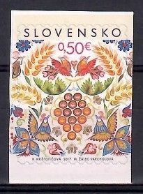 Znaczek Słowacja 2017 Mi 831 Czyste **