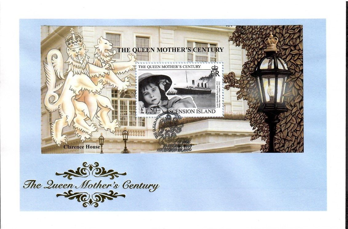 Znaczek Wyspa Wniebowstąpienia 1999 Mi bl 38 FDC