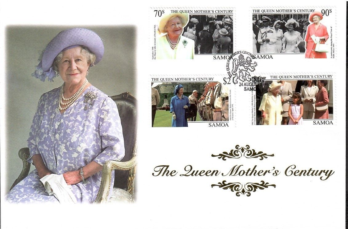 Znaczek Samoa 1999 Mi 905-908 FDC