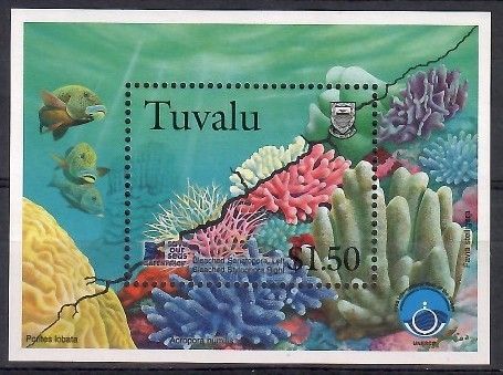 Znaczek Tuvalu 1998 Mi bl 65 Czyste **