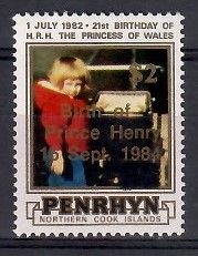 Znaczek Penrhyn 1984 Mi 401 Czyste **