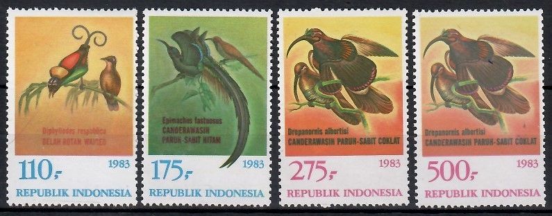 Znaczek Indonezja 1983 Mi 1120-1123 Czyste **