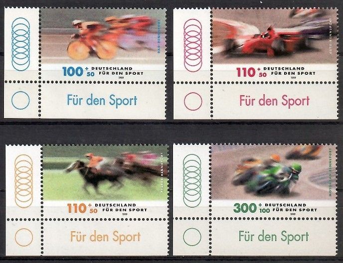 Znaczek Niemcy 1999 Mi 2031-2034 Czyste **