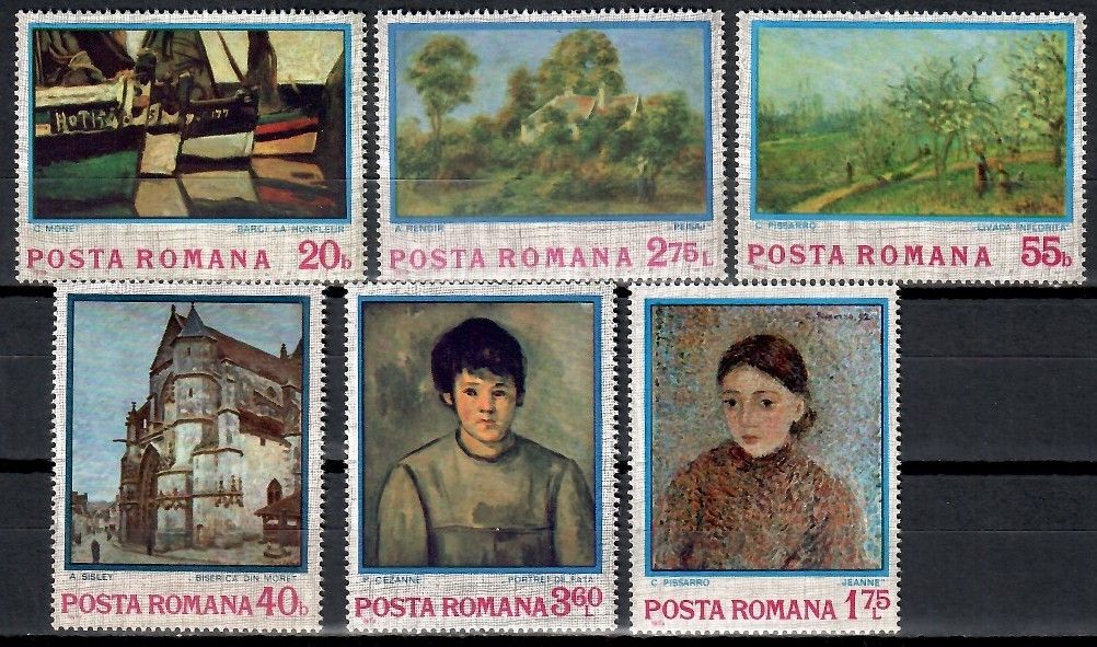 Znaczek Rumunia 1974 Mi 3175-3180 Czyste **
