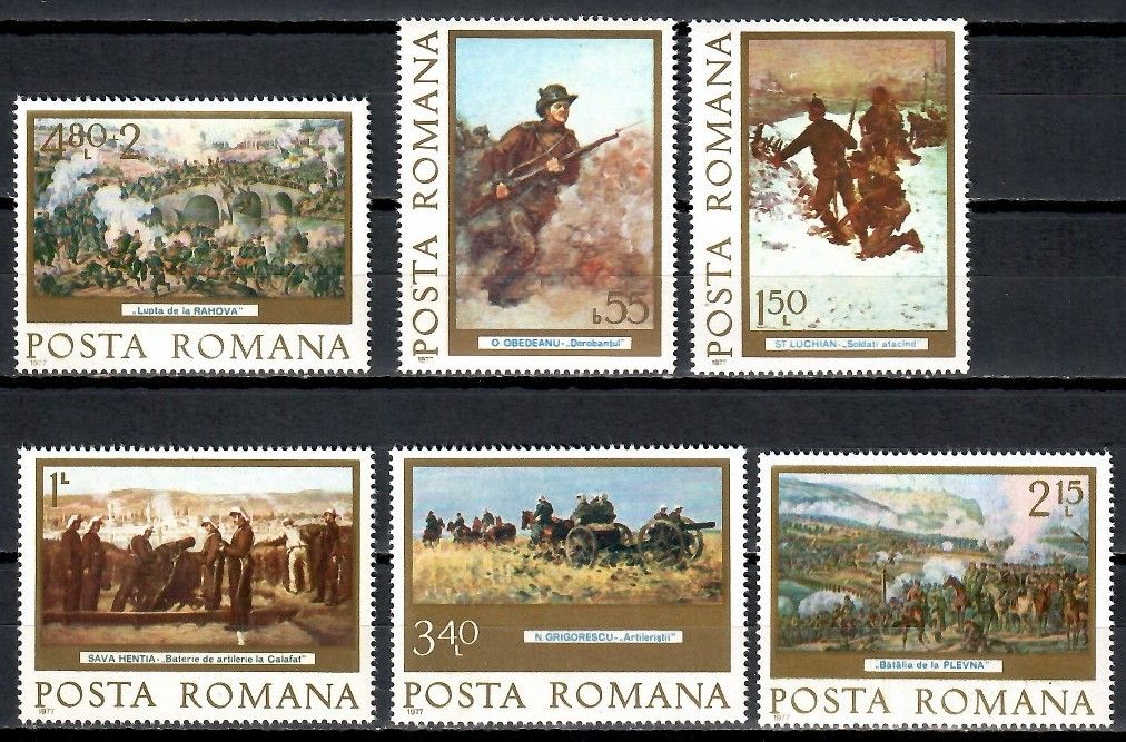 Znaczek Rumunia 1977 Mi 3425-3430 Czyste **