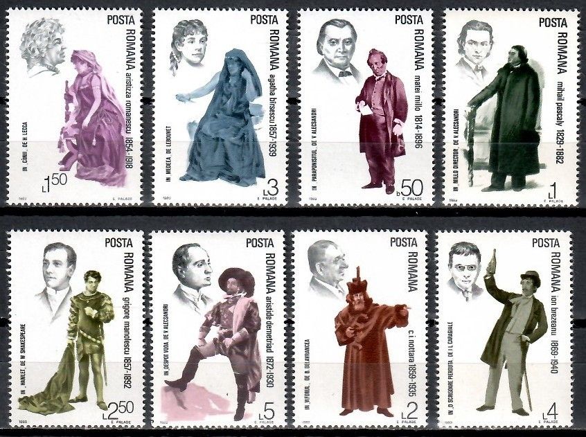 Znaczek Rumunia 1983 Mi 3941-3948 Czyste **