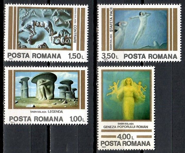 Znaczek Rumunia 1982 Mi 3892-3895 Czyste **