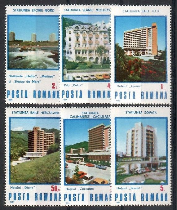 Znaczek Rumunia 1986 Mi 4253-4258 Czyste **