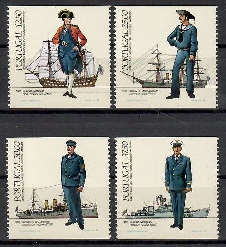 Znaczek Portugalia 1983 Mi 1588-1591C Czyste **