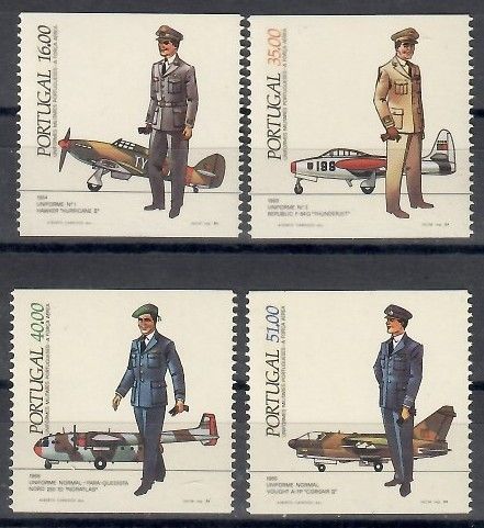 Znaczek Portugalia 1984 Mi 1621-1624C Czyste **