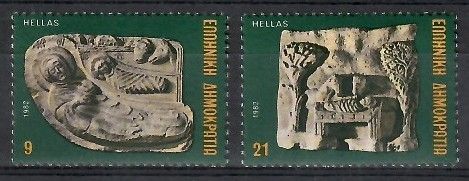 Znaczek Grecja 1982 Mi 1503-1504 Czyste **