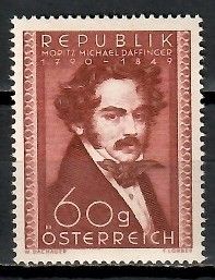 Znaczek Austria 1950 Mi 948 Z podlepką *