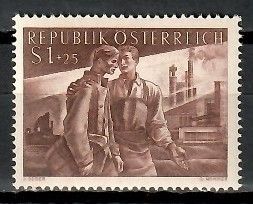 Znaczek Austria 1955 Mi 1019 Czyste **