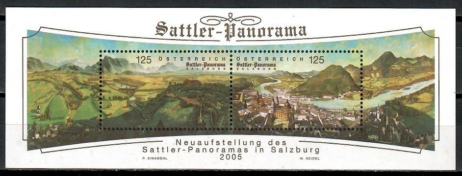 Znaczek Austria 2005 Mi bl 31 Czyste **