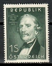 Znaczek Austria 1952 Mi 971 Czyste **