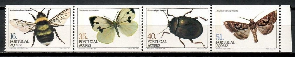 Znaczek Azory 1984 Mi h-blatt 4 Czyste **