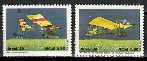 Znaczek Brazylia 1989 Mi 2310-2311 Czyste **