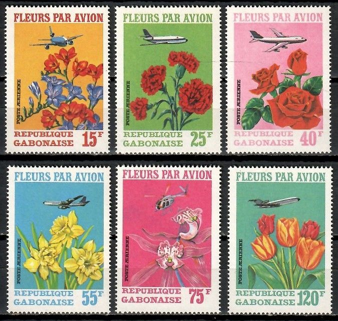 Znaczek Gabon 1971 Mi 425-430 Czyste **