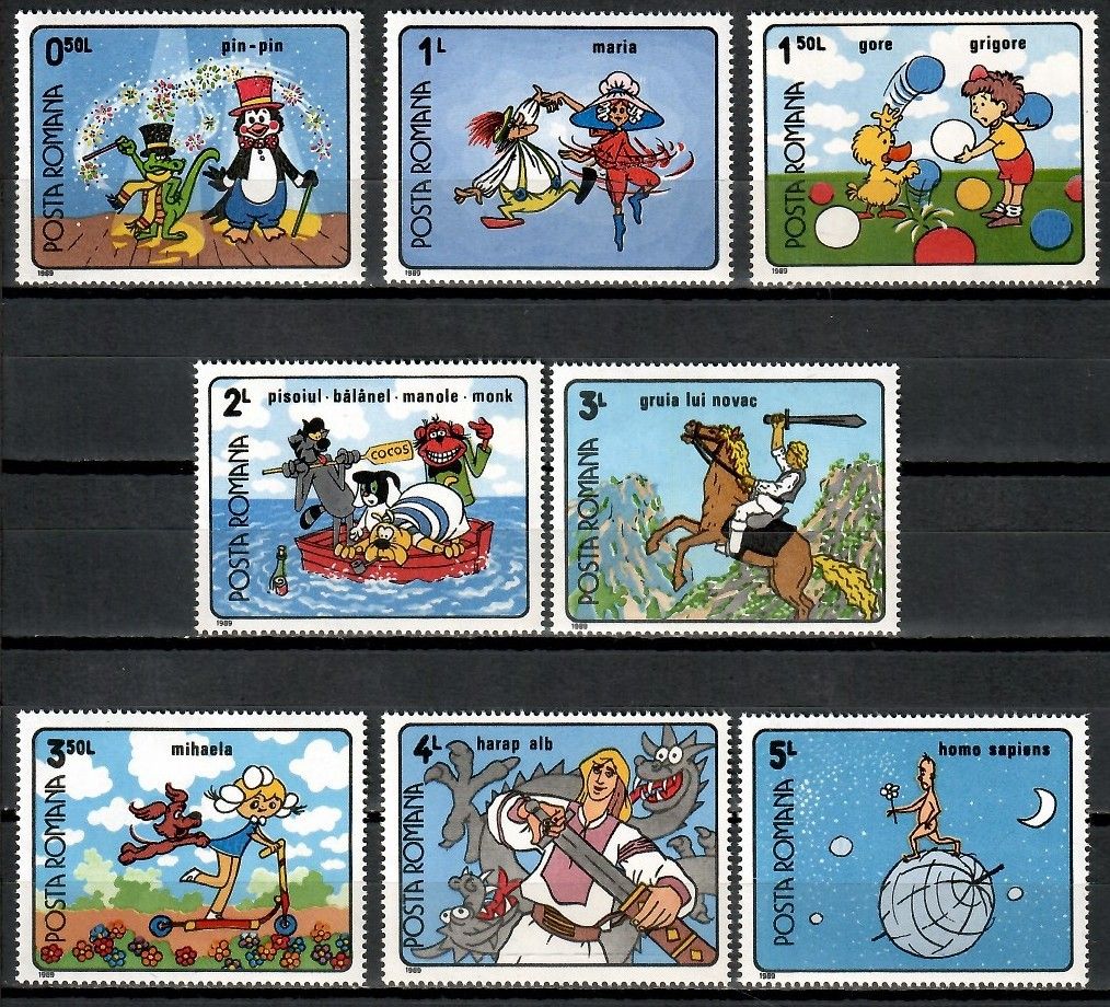 Znaczek Rumunia 1989 Mi 4559-4566 Czyste **