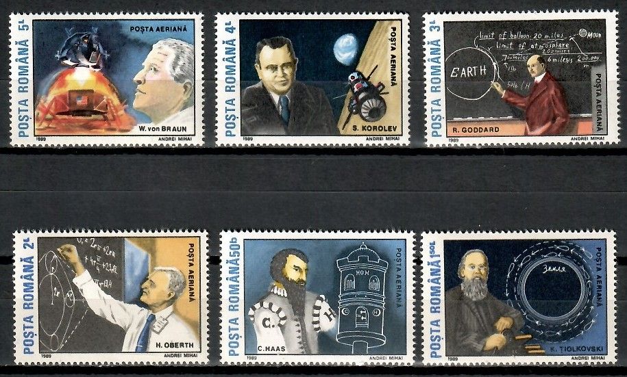 Znaczek Rumunia 1989 Mi 4575-4580 Czyste **