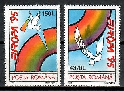 Znaczek Rumunia 1995 Mi 5084-5085 Czyste **