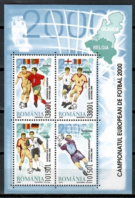 Znaczek Rumunia 2000 Mi bl 313 Czyste **