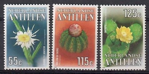 Znaczek Antyle Holenderskie 1988 Mi 649-651 Czyste **