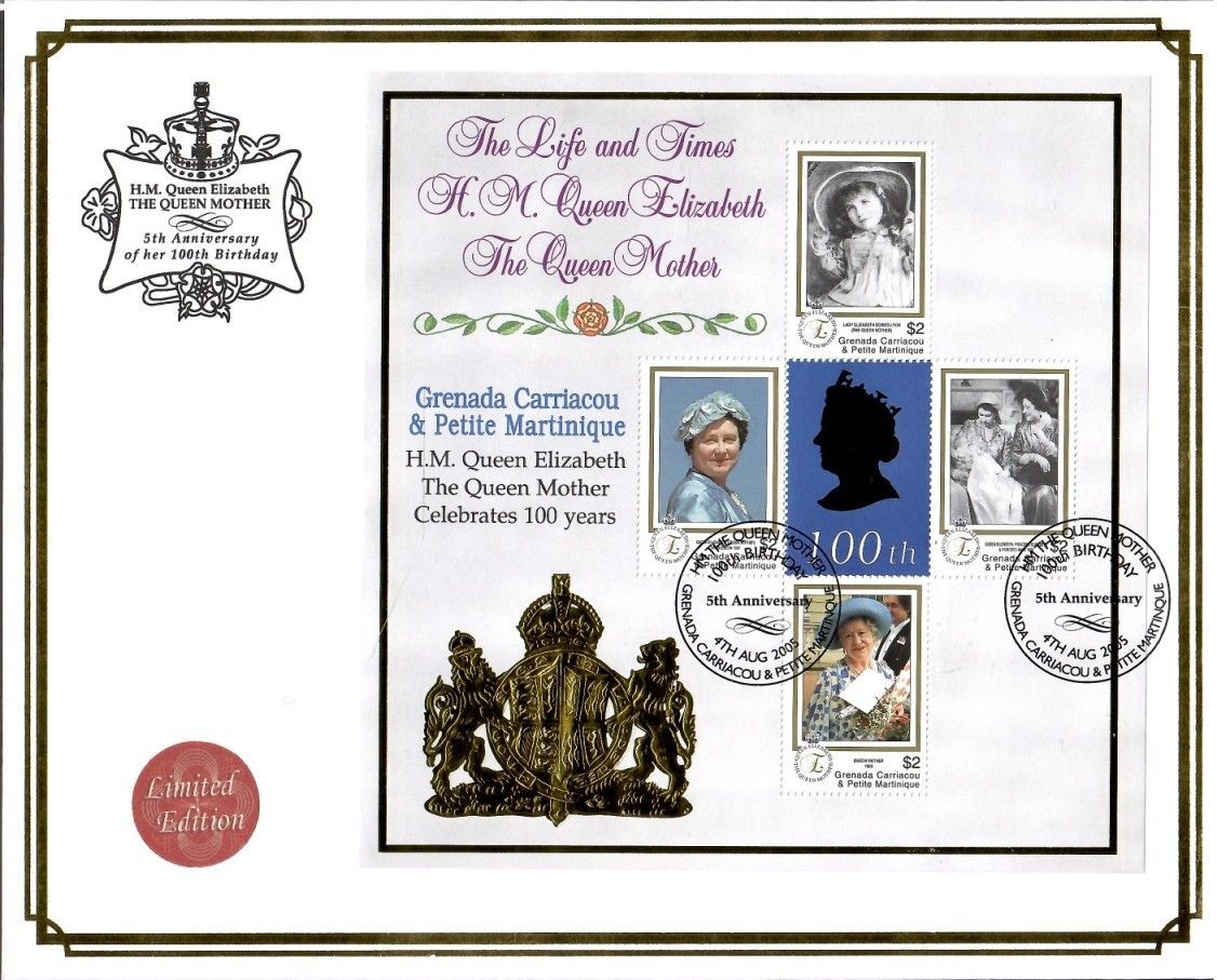 Znaczek Grenada / Carriacou i Petite Martinique 1999 Mi ark 2949-2952 FDC