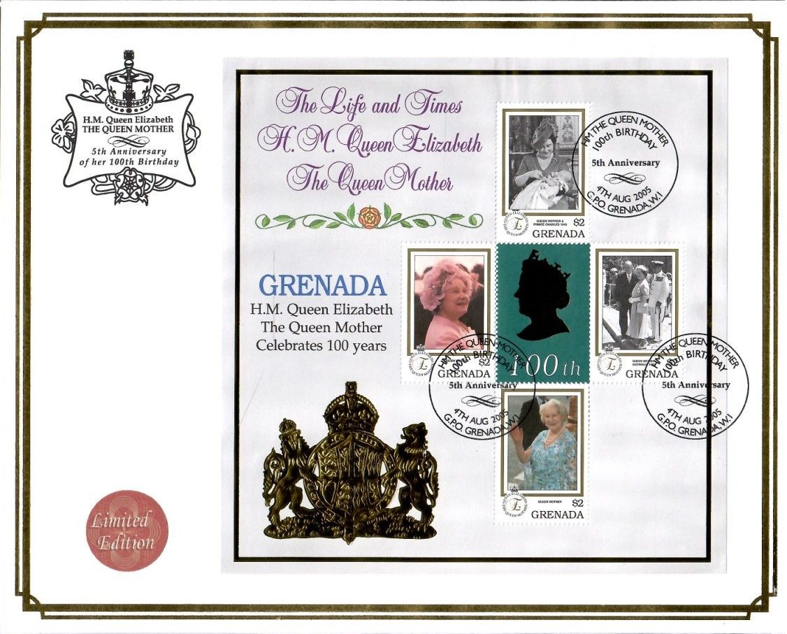 Znaczek Grenada 1999 Mi ark 3983-3986 FDC