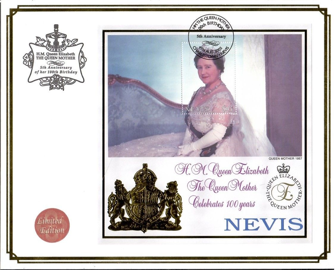 Znaczek Nevis 1999 Mi bl 174 FDC