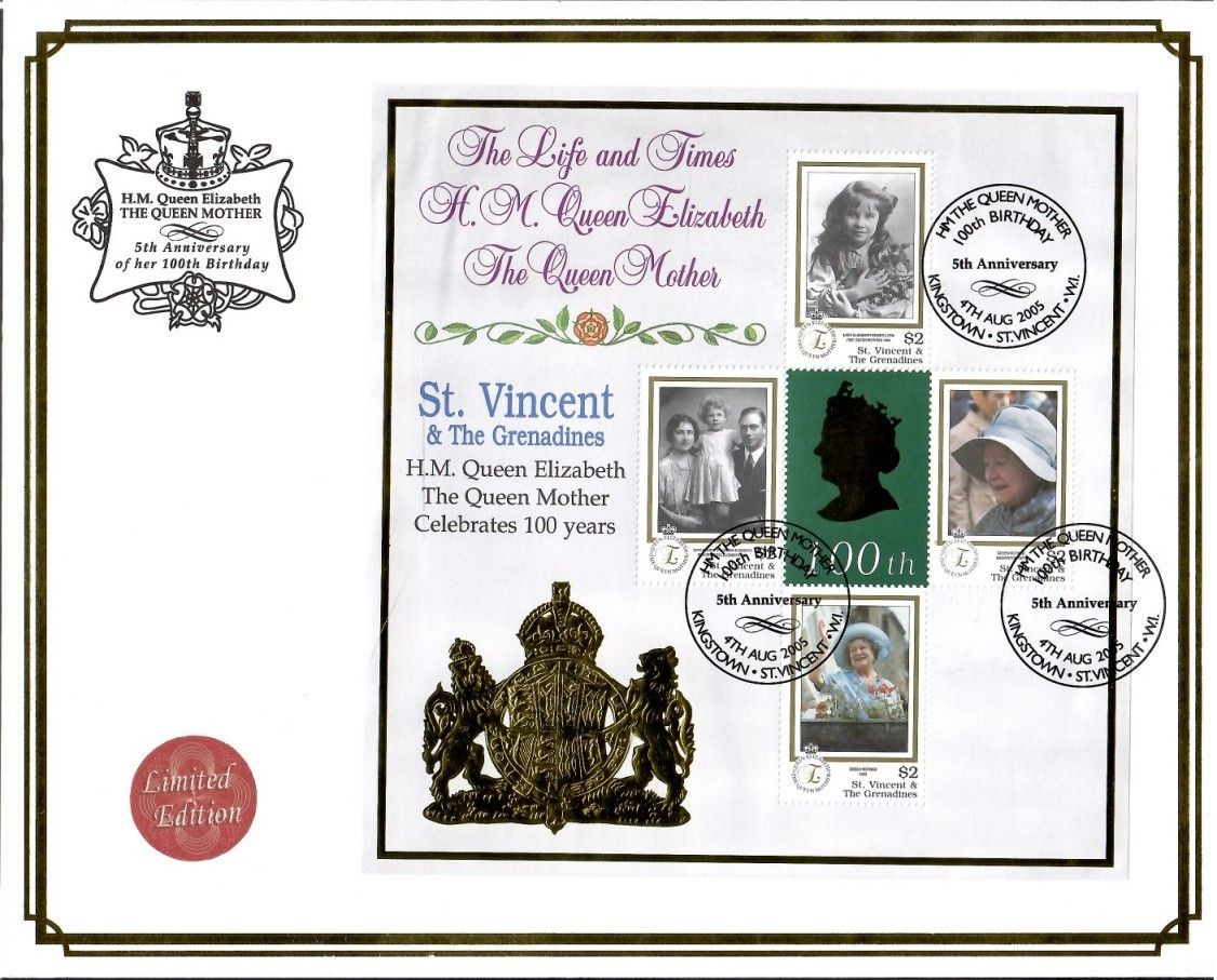 Znaczek Saint Vincent i Grenadyny 1999 Mi ark 4714-4717 FDC