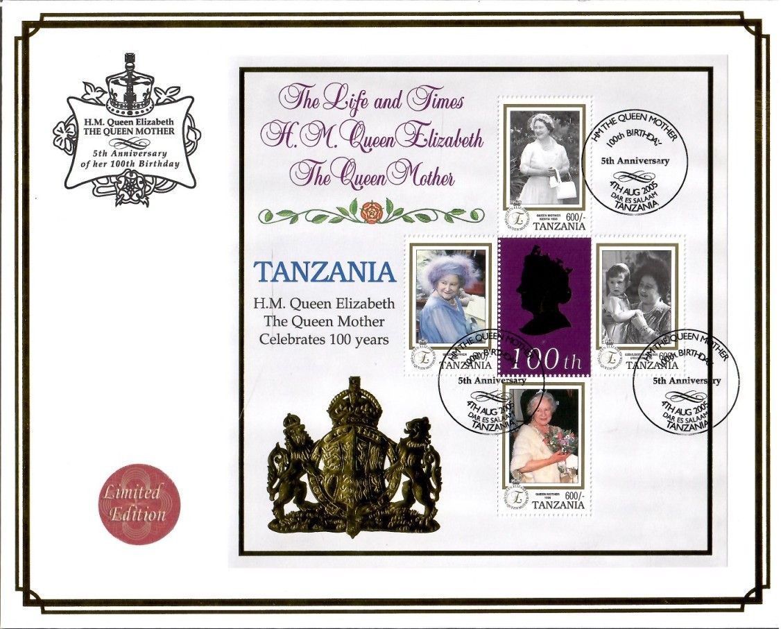 Znaczek Tanzania 1999 Mi ark 3454-3457 FDC