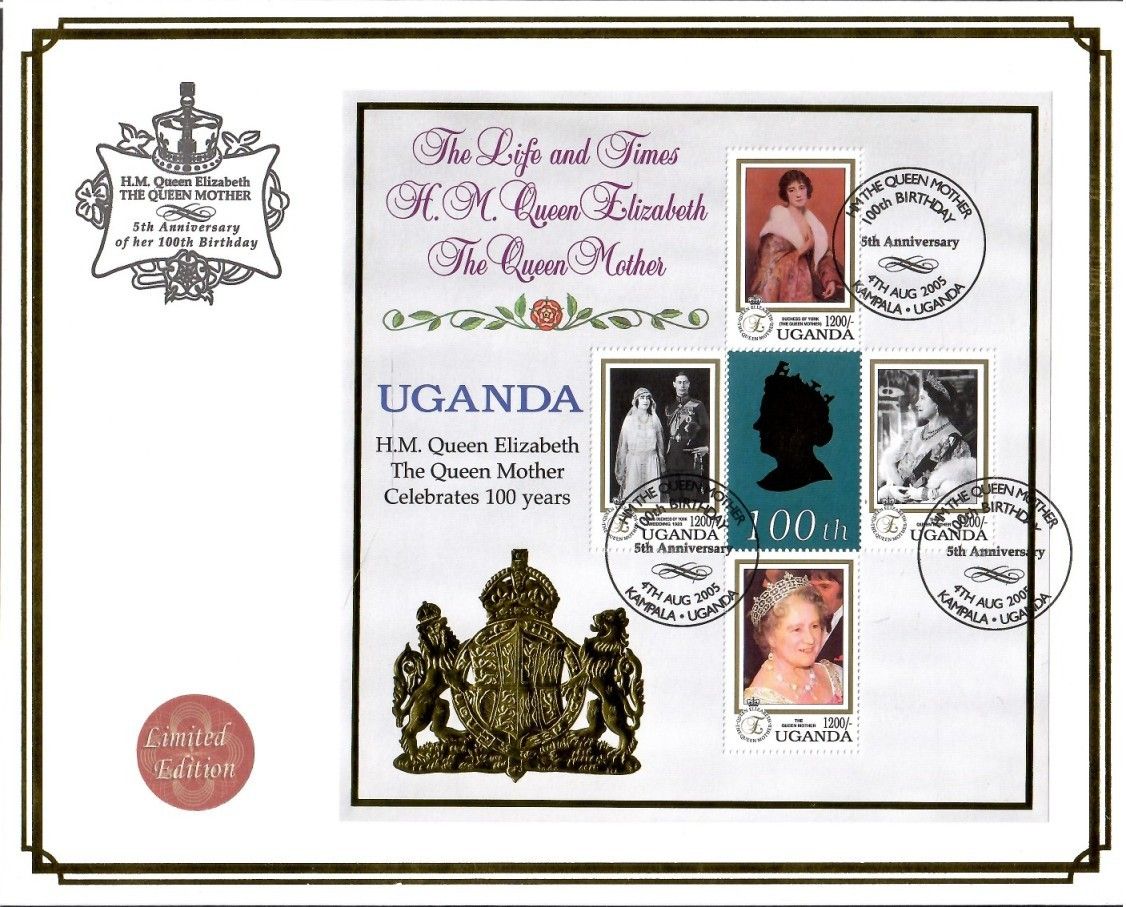 Znaczek Uganda 1999 Mi ark 2134-2137 FDC