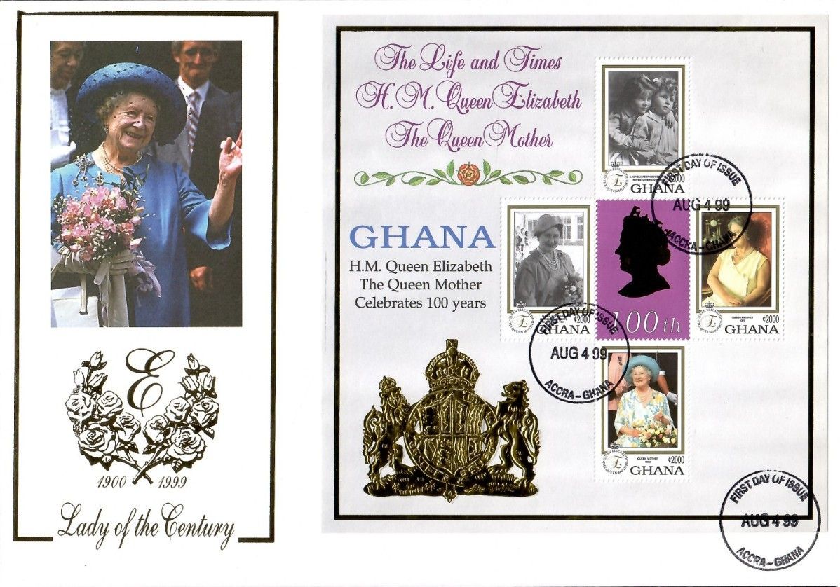 Znaczek Ghana 1999 Mi ark 3022-3025 FDC