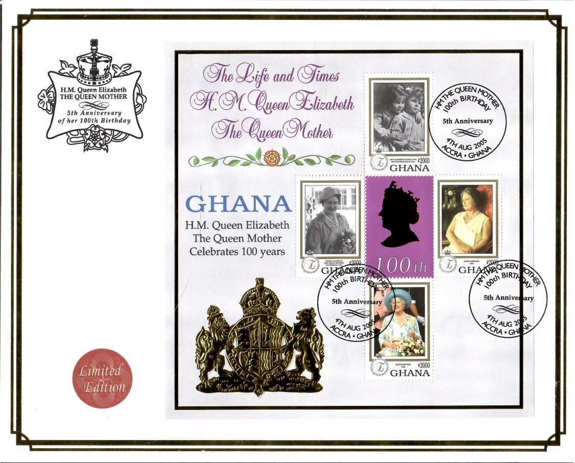 Znaczek Ghana 1999 Mi ark 3022-3025 FDC