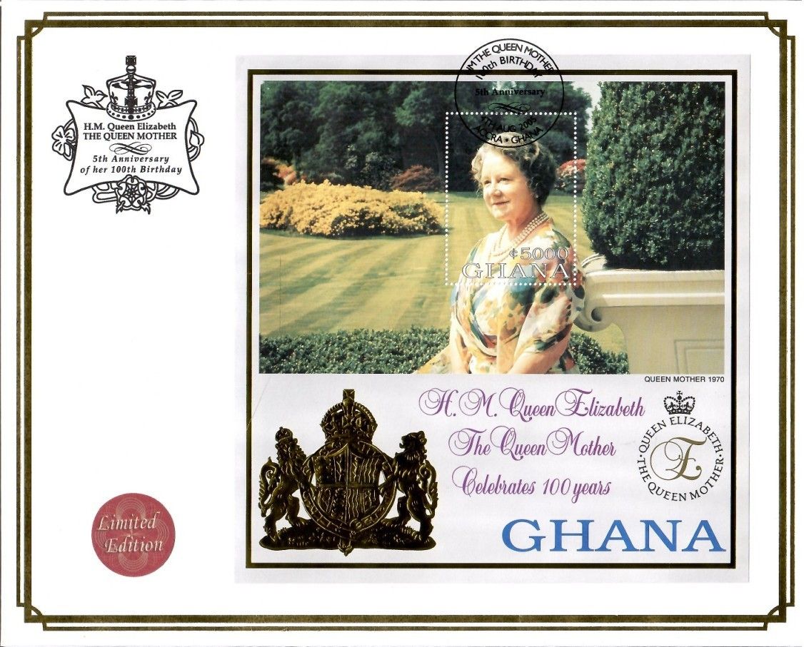 Znaczek Ghana 1999 Mi bl 387 FDC