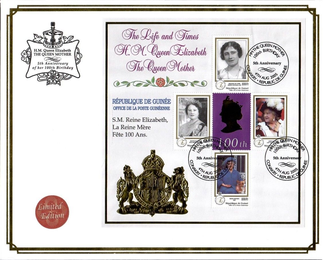 Znaczek Gwinea 1999 Mi ark 2669-2672 FDC