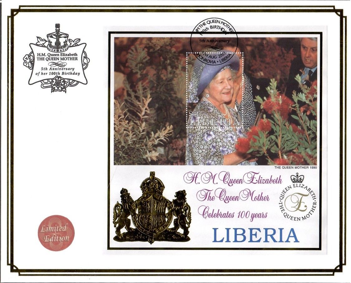 Znaczek Liberia 1999 Mi bl 221 FDC