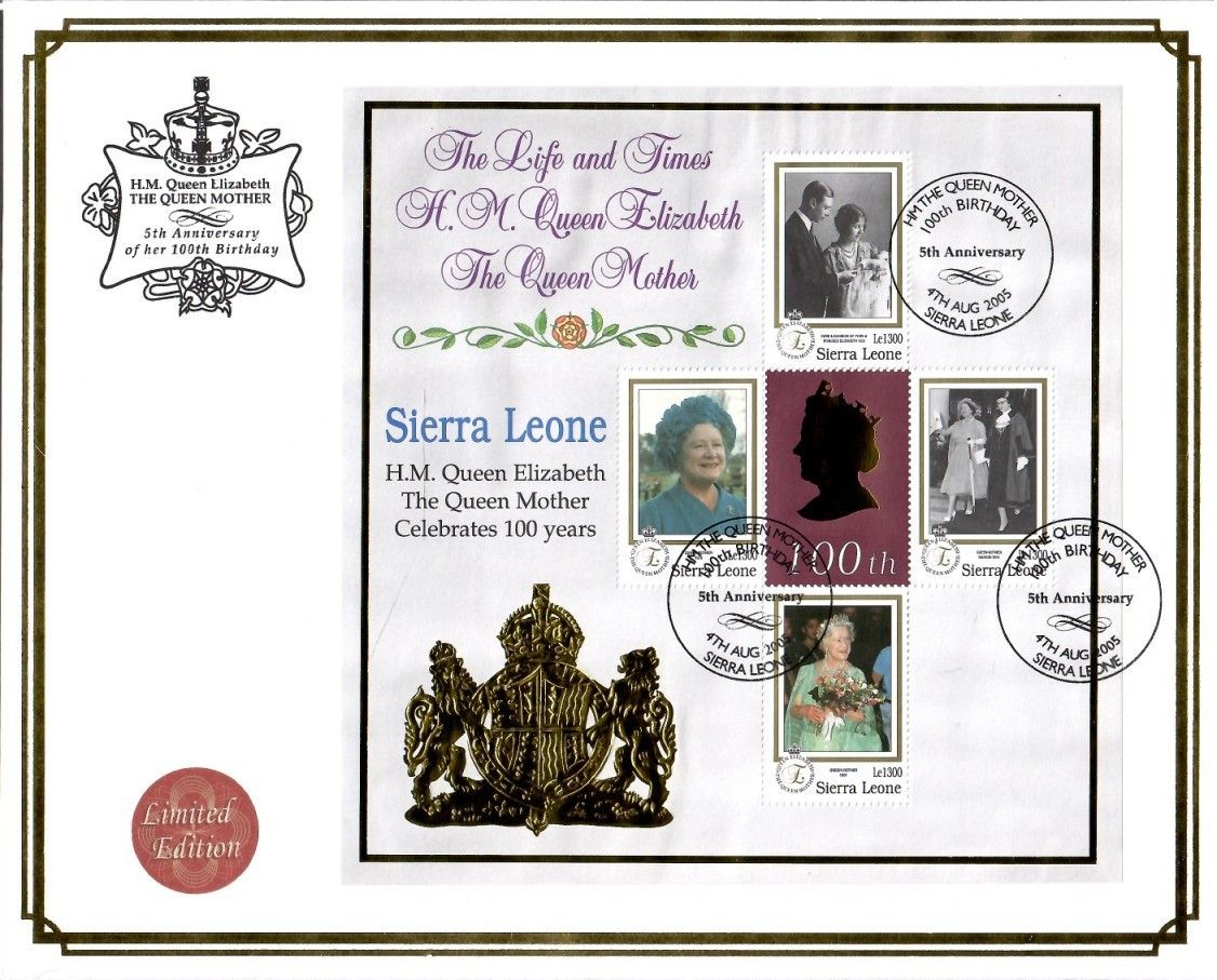 Znaczek Sierra Leone 1999 Mi ark 3299-3302 FDC