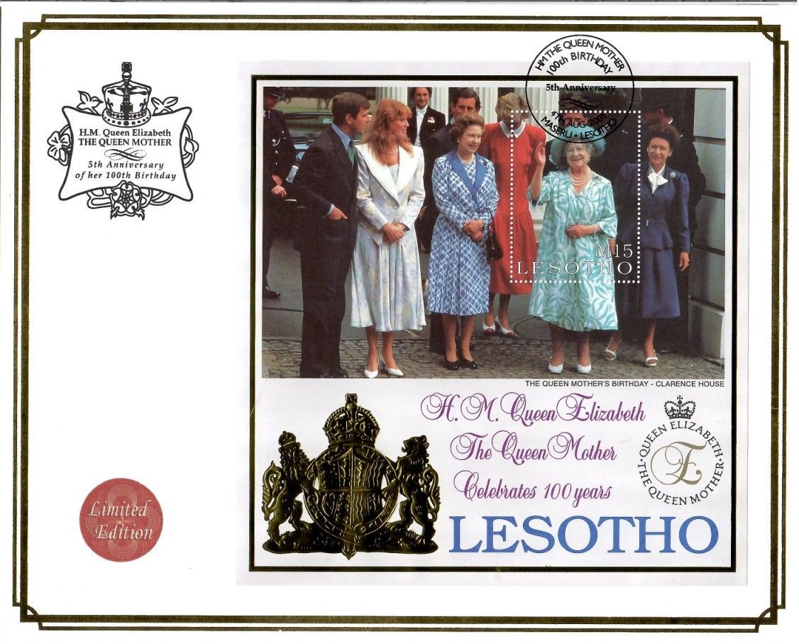 Znaczek Lesotho 1999 Mi bl 154 FDC