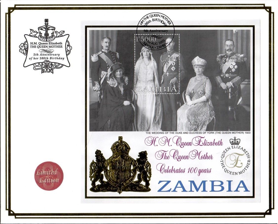 Znaczek Zambia 1999 Mi bl 52 FDC