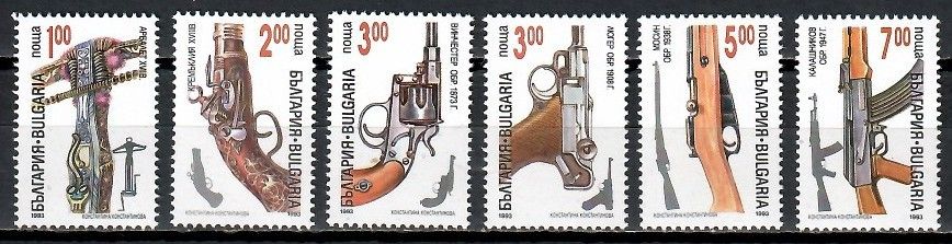 Znaczek Bułgaria 1993 Mi 4073-4078 Czyste **