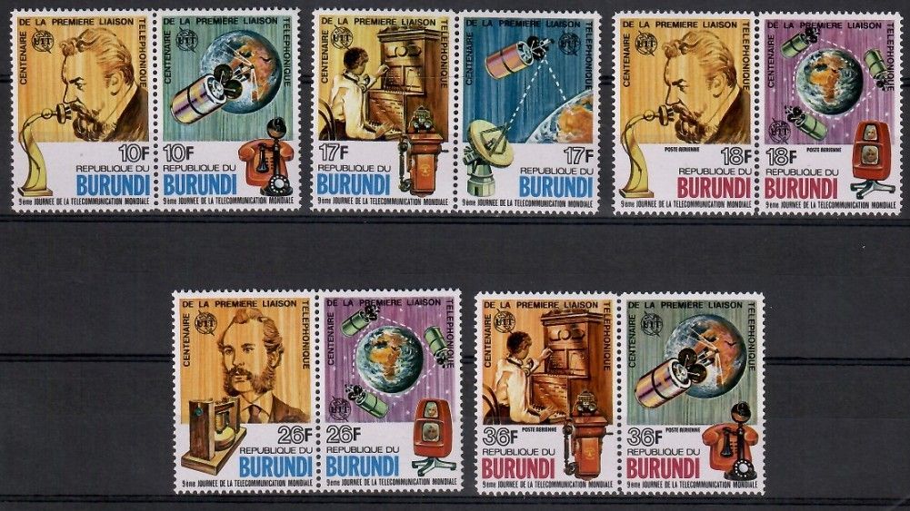 Znaczek Burundi 1977 Mi 1316-1325 Czyste **