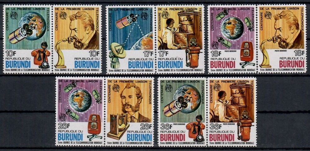 Znaczek Burundi 1977 Mi 1316-1325 Czyste **