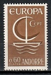 Andora (francuska) 1966 Mi 198 Czyste **